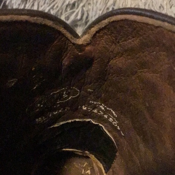 Nocona Cowboy brown boots size 8.5 - Picture 10 of 10
